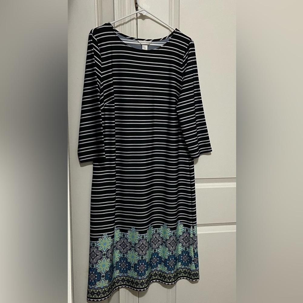 EUC CHRISTOPHER & BANKS DRESS; SIZE LARGE; $20